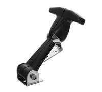 NOLITOY Flexible Rubber T-Handle Draw Latch with Elastic Stainless Steel Hook, Adjustable Toolbox and Vehicle Hood Catch for Cooler Boxes and DIY Projects, Industrial Padlock Hasp