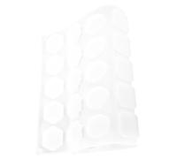 NOLITOY Flexible White Silicone Wax Seal Mold Mat with Multiple Slots Design for Crafting Geometric Wax Seals and Candle Making