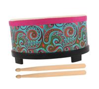 NOLITOY Flower Design Orff Floor Drum for Stable Connected Percussion Instrument Preschool Rhythm for Indoor Outdoor Group Activities Lightweight Instruments