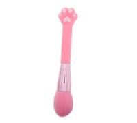 NOLITOY Fluffy Cat Paw Makeup Brush Soft Bristles Long Handle Powder Blush Brush for Smooth Natural Finish and Precise Application
