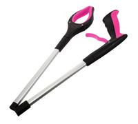 NOLITOY Foldable Garbage Tongs Grabber Tool for Trash Pickup Portable Reacher Picker with Ergonomic Grip Use Litter Picker for Reach Areas for Elderly and Injury