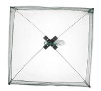 NOLITOY Foldable Open Type Fish Catching Net Large Capacity Fish Shrimp Crab Trap Lightweight Fishing Trap for Outdoor Use