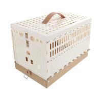NOLITOY Foldable Plastic Pigeon Training Cage with Removable Tray Multi-function Small Pet House for Pigeons Birds Rabbits Breathable Abs Design for Easy Cleaning and Secure Comfort