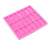 NOLITOY Food Grade Silicone Domino Mold for Cake Decoration Flexible Washable Candy Fondant Baking Mould Non-Stick Soft Mold for Chocolate Cupcake DIY Dessert Craft