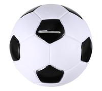 NOLITOY Football Shape Coin Bank for Adults Cute Cartoon Savings Bank for Boys Premium Vinyl Material with Fine Craftsmanship and Anti-fall Design Fun Money Box for Table Display and
