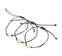 NOLITOY Friendship Bracelet Set 3pcs Women’s Delicate Metal Wrist Chains Adjustable Gold Tone Friendship Bracelets for Best Friends Matching Everyday Wear