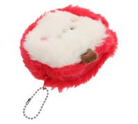 NOLITOY Fruit Shaped Coin Purse Small Pouch Cute Plush Multifunctional Storage Compact and Portable Coin Wallet for Women Daily Life