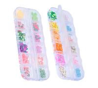 NOLITOY Fruit Slice Nail Art Decoration DIY Soft Clay for Lovely Shapes Nail Art Decor Supply for Home and Salon Use Assorted style