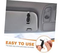 NOLITOY Garage Door Opener Clip for Car Sun Visor Easy Installation Remote Holder Compatible with Gate and Door Controls Compact Lightweight Visor Clip for Secure Remote Storage
