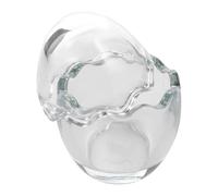 NOLITOY Glass Dessert Cups with Pudding Cup Shape 2pcs for Simply Delish Sugar Free Pudding and Drinks
