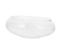 NOLITOY Glass round Aquarium Fish Bowl Planter for Hydroponic Plants Desktop Succulent Pot Glass Plant Container Suitable for Home Office Garden Display