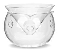 NOLITOY Glass Salad Bowl Set with Dry Ice Container for Chilled Food Serving Transparent Decorative Glass Bowls for Salads Desserts Cocktails and Small Snacks Ideal for Family Gatherings and Cele