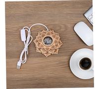 NOLITOY Glowing Crystal Ball Base Nightlight LED Light Stand Base Light Electronic Component Khaki
