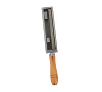 NOLITOY Gold Silver Melting Mold with Wooden Handle Metal Casting Slot for Ingot Making Thermal Stable Melting Tool with Steel Bars Portable Lightweight Refining Mold for Precious Metals