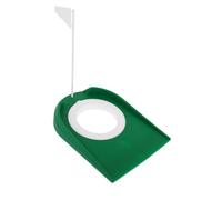 NOLITOY Golf Putting Hole Cup with Flag Indoor Outdoor Golf Practice Tool for Improving Putting Skills Versatile Training Putter Aid for Home Office and Course Use