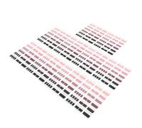 NOLITOY Gradient Index Tabs Sticky Page Markers Set, 60 Large + 120 Medium + 240 Small Writable Adhesive Flags for File Classification, Reading Notes and Document Organization