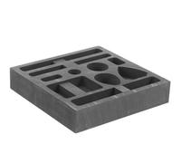 NOLITOY Graphite Casting Mold 3D Creative Shape Black Impact Resistant Not Easy to Deform Or Break Suitable for Copper Gold Science Education and Test Analysis