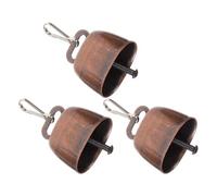 NOLITOY Grazing Loud Cattle Bell Metal Construction and Hanging Pendant for Livestock and Farm Animal Use