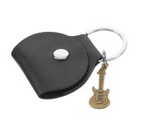 NOLITOY Guitar Picks Bag Keychain Storage Case Lightweight Organizer for Guitar Accessories Suitable for Picks and Capo Practical Carrying Pouch Idea