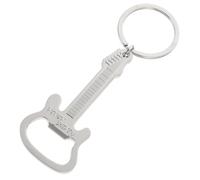 NOLITOY Guitar Shaped Metal Bottle Opener Keychain Portable Beer Opener for Bar Party Camping Small Keyring Design for Easy Carry and Practical Use