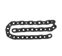 NOLITOY Halloween Fake Dog Chain Medium Black PVC Decorative Prop Lightweight Realistic Large Dog Leash Alternative for Costume Photoshoots and Outdoor Use