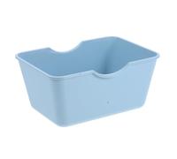 NOLITOY Hamster Bathroom Tub Elevated Design Cute Bathtub Shape for Small Pets Material for Hamster Enclosures and Sand Baths Stylish Rainbow Option