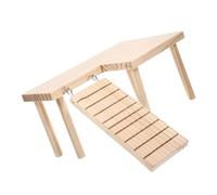 NOLITOY Hamster Cage Platform Ladder for Animals Bite-resistant Exercise Stand with Stable Design Suitable for Hamsters Guinea Pigs and Dwarf Pets Enhances Balance and Physical Activity