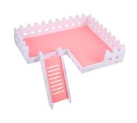 NOLITOY Hamster Cage Platform Toy Small Pet Climbing Ladder Playground Decor for Russian Dwarf Hamster