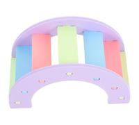 NOLITOY Hamster Climbing Bridge for Small Animals Purple Rainbow Arch Ladder for Hamster Cage Rat Ladder and Guinea Pigs