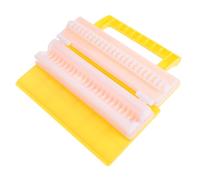 NOLITOY Handheld BBQ Meat Skewer Tool Kebab Maker for Grilling Skewers Single-Row Manual Kabob Press for Picnic and Barbecue