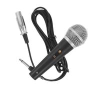 NOLITOY Handheld Dynamic Microphone with Cord Durable Vocal Mic for Singing Karaoke and Public Speaking Plug and Play Easy Setup Cable Included for Events and Conferences