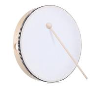NOLITOY Handheld Wooden Frame Drum with Drumsticks for Comfortable Using Experience and Strong Striking Sensation, Percussion Instrument for Music Lessons, Performances and Party