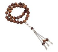 NOLITOY Handmade Wooden Islamic Rosary Beads Bracelet Large Beads Comfortable Tactile Design Unisex Ramadan Party Supplies Traditional Arabic Style Prayer Accessory