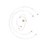 NOLITOY Hanging Mobile Modern Wind Chime Educational Science Model Mobile for Classroom and Space Enthusiast Decor Nordic Style Science Room Hanging Ornament