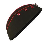 NOLITOY Hardened Edge Russian Sailor Hat for Dance Performance Lightweight Breathable Boat Cap Costume Accessory for Men Women Durable Navy Style for Competitions and Daily Practice