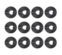 NOLITOY Heating Decorative Ring 12Pcs PVC Pipe Cover for Radiator Wall Mounted Pipeline Protection