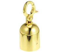 NOLITOY Heavy Duty Aluminum Alloy Rope End Cap with Snap Hook Cord Lock for Stanchion Barrier Ropes Easy Installation Guardrail Cord End Stopper Suitable for Hotels and Crowd Control