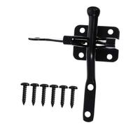 NOLITOY Heavy Duty Gate Latch Gravity Locking Steel Construction for Metal and Wooden Fence Gates Automatic Self-Locking for Garden Pet and Safety Easy Operation Replacement