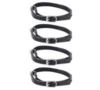 NOLITOY High Heel Shoelace Straps Classic Pu Leather Anti Loose Design Prevents High Heel Shoelaces from Loosening Adjustable Shoe Accessories for Women Elegant Daily Wear