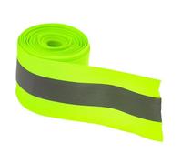 NOLITOY High Visibility Fluorescent Reflective Tape for Safety Warning Outdoor Use Fabric Strip for Bikes and Low-light Visibility Anti-wrinkle Safety Tape for Accident Prevention