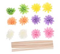 NOLITOY Home Fragrance and, Continuous Fragrance Release Flameless Design Reed Diffuser Oil Refill Sticks 12pcs Made of Pe and Rattan Elegant and Beautiful for Hotels and Offices