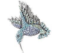 NOLITOY Hummingbird Decorative Accessory for Women Elegant Brooch Pin for Women with Rhinestone Alloy Craftsmanship, Stylish and Not Easy to Deform