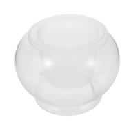 NOLITOY Hydroponic Glass Plant Pot Round Self-watering Terrarium Vase for Indoor Houseplants Flowers Clear Desktop Planter for Easy Water Level Monitoring and Healthy Growth Space-saving