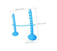 NOLITOY Inflatable Jumping Stick for Blue PVC Interactive Limbo Game for Indoor Outdoor Parties Backyard Play Hawaiian Aloha Party Supplies Beach Decoration