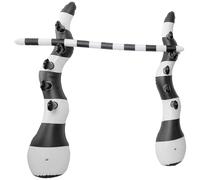 NOLITOY Inflatable Limbo Luau Game for Adjustable High Jump Bar with Water-filled Base PVC Outdoor Birthday Party for Beach Backyard School and Summer Carnival Decorations