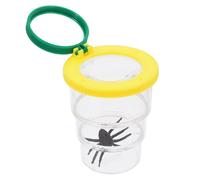 NOLITOY Insect Observation Box with 3-Section Magnifying Cup, Eco-Friendly Bug Viewer Case in Yellow and Green, Portable Bug Magnifier Box for ’ Nature Exploration and Outdoor Learning