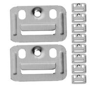 NOLITOY Integrated Wall Panel Clamp and Heavy Pressure Resistance with Quick Installation 100pcs Stainless Steel Furniture Fixing Piece Suitable for Sturdy Wall Panel Connection in Home