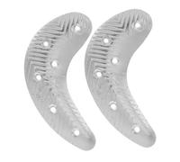 NOLITOY Iron Shoe Heel Repair Plates with Nails Half Moon Shaped Metal Taps for Men S Boots Slip-Resistant Sole Protectors Heel Shape Correction for Dress and Athletic Footwear