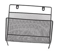 NOLITOY Iron Wall Mounted File Organizer Rack Hanging Wall Storage Shelf for Books Magazines and Files for Office and Home Decor