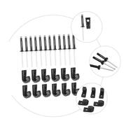 NOLITOY Kayak J-hooks and Rivets Lashing Kit with Rings Replacement Tie Down Hooks for Paddle Board and Canoe Lightweight Accessories for Boat Deck Rigging